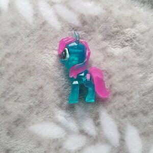 My Little Pony Figure Sweet Sugar Pop Translucent Blue Pink MLP G4.5 Mini